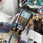 테스토 압력계 Testo 550S 디지털 매니폴드 냉매 측정 : 아토 직구