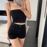 [캡내장/6color] 브라탑 일자탑 요가탑 필라테스 캡 이너 스퀘어넥 일자 나시 : 비치니
