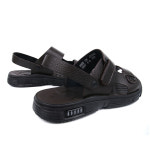 천연소가죽샌들 케주얼샌들 발등조절 정장샌들 : 탑슈즈