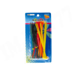 소포장 흰색 컬러 색깔 케이블타이 K-6829 : 비슬상사