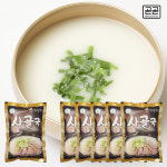 곧곧 횡성 한우 사골곰탕 가마솥에 끓인 담백한 사골국 진한육수 400G 6개 : 팔도푸드마켓