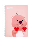 잔망루피 B5 PP노트 (하트) : 잔망루피
