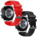 호환 소프트 밴드 시계줄 실리콘 스트랩 갤럭시 워치 6-5-4, 20mm, 블랙 : 더조은셀러