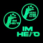 IM HERO 건행 네임텍 야광 스펙트럼 임영웅 콘서트 : 더제이핸즈