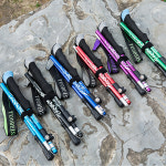 [고급형]손목이 편한 접이식 핸디 등산스틱 (2개 1세트) : 부자오빠