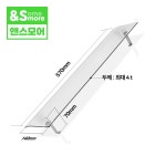 매장 천장형 에어컨 윈드바이저 업소용 시스템 에어컨 바람막이 : 앤스모어