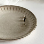 925실버 스퀘어 블랙 난집 귀걸이 은귀걸이 : 얼링미