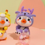 양모펠트 사슴펭귄2 니들펠트 DIY 집에서할수있는취미 공예 키트 세트 박스 슬기로운집콕생활 : 유엘스타일