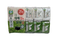 성경김 재래식 성경식탁김 4gx10봉 + 파래김 4gx10봉 / 1박스(5개입) 대용량 : buja유통