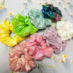 컬러 홀로그램 헤어슈슈 곱창밴드 스크런치 : 디어엔디어