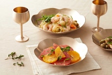 놋향 방짜유기 예쁜 브런치 플레이팅 꽃접시 유기그릇 소 : 놋향