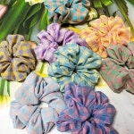 컬러 체크 헤어슈슈 스크런치 곱창밴드 : 디어엔디어