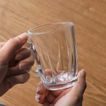 투명의 아름다움 치스티 홈카페 손잡이 유리컵 커피잔 음료잔 5종 : 핑크돼지잡화점