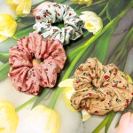 포근한 곰돌이 헤어슈슈 곱창밴드 스크런치 : 디어엔디어