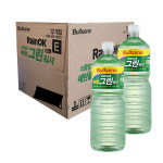 불스원 RainOK 에탄올 자동차 그린 워셔액 1.8L 12개 1박스 사계절 와이퍼액 : 온마음샵