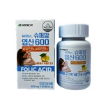 유한메디카 슈퍼맘 엽산 600mgX90정 : D.S Pharm 덕성팜
