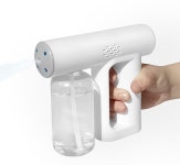 LED 원터치 무선 충전식 방역 소독 기 가정 업소 연무기 스프레이 건 살균 전동 분무기 : 포어리프