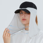 캡썬가드 모자 얼굴가리개 선가드 햇빛가리개 탈부착 햇빛차단 : 휴템