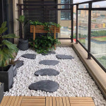 화분돌 인테리어자갈 흰 즙이 많은 포장 장식 조경 크기 안뜰 : 이레Jireh