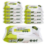 홈인더스트리 손걸레청소포 대용량 소형 80매 : 아에이오