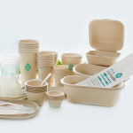 친환경 PLA 평뚜껑 1000개 : 아이엠그리너