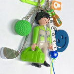 플레이모빌 골프의 생활화! 골프키링 보스톤백키링 보스턴백키링 골프백키링 캐디백키링 이니셜키링 : 몽키링