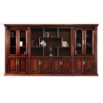 진영가구 지모 캔싱턴 오크원목 중역용 중역책장 장식장세트 : 인천 진영가구