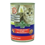 TB 클래식 펫 참치 닭고기 젤리 캔 400g X 24개 길냥이 고양이 주식 습식 사료 : 러브펫츠
