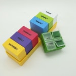 일주일 7일치 여행용 알약통 : 블루하임