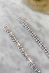 파시온 쥬얼리 투 레이어드 큐빅 테니스 체인 팔찌 화이트큐빅 : 파시온 PASION