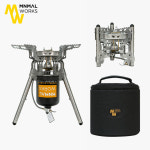 미니멀웍스 파워스토브W 강염버너 캠핑 고화력 전용 가방 세트 : 캠핑포레스트