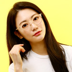 페니레인 BLOSSOM 패션안경 베이지컬러 고급 하금테 면세점브랜드 PENNY LANE 블라썸 : 제이비나인