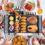 회전 자동 양 고기 삼겹살 꼬치 바비큐 구이 실내 : 모두다SY