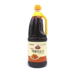 청정원 쉐프원 매콤 달콤 떡볶이 소스 1.8L 대용량 업소용 대상 : 우주 팩토리