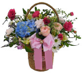 [VIP플라워] 수국꽃바구니 용인꽃집 동탄꽃배달 어버이날꽃 케이크꽃배달 H-074 : VIP플라워