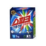 스파크 세탁세제 1kg 혼족을 위한 소포장 분말세제 찬물전용 : 크린포포