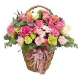 [VIP플라워] 환갑꽃바구니 서울꽃배달 성남꽃집 결혼기념일꽃 꽃배달당일배송 H-040 : VIP플라워