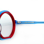 G2288 레이어드 뿔테 특이한 경량 남자 여자 안경 테 : 24스퀘어