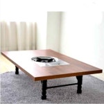 가정용 고기 불판상 원목 접이식 불판 테이블 고기집테이블 식당용 접는 로스타 식탁 1200 : SMARTPET