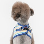 강아지하네스 2컬러 퍼피아 벨크로 파스텔톤 그랑블루 : 데일리독