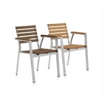 원목의자 테라스 야외용 카페 정원 루프탑 옥상 전원주택 감성 팔걸이 등받이 수지목 : 신스1956