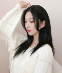 G1061 긴머리 레이어드컷 통가발 사이드뱅 레이어드컷 간편착용 여성가발 : MoMowig