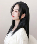 G1061 긴머리 레이어드컷 통가발 사이드뱅 레이어드컷 간편착용 여성가발 : MoMowig