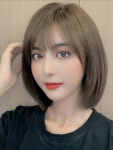 [G0056] 단발 레이어드 웬디컷 통가발 단발가발 간편착용 여성가발 : MoMowig