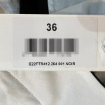 [압구정 더팩토리](당일) [AMI] 아미 버진 울 캔버스 플레어 핏 팬츠  블랙 (FTR412 264 001) : 압구정 더팩토리 명품편집샵