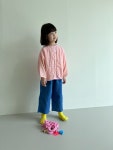 봉봉부틱 여름 아동복 슬로가디건(+junior) : 리틀베이지