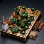 중국 전통 자사호 다도 다기 보이차 차 테이블 세트 : 라이크 유