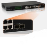 24포트 허브 사무실 이더넷 스위치 산업용 네트워크 스위치 인터넷 허브 : SMARTPET