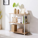 다용도 오픈 보조 홈카페 나무 선반 침대 쇼파 옆 거실 협탁 인테리어 거실장 책장 화이트 : 리빙플라스크