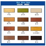 친환경 오일스테인 블루우드스테인 3.5리터 공장 순정품 : 삼화페인트 오일스테인